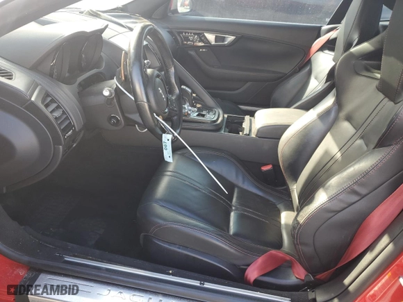 2015 Jaguar F-TYPE V6 S with VIN SAJWA6BC3F8K11710, listed as a Copart auction lot 86352254 with 0 mi miles and Non Repairable. Bid and sale history available at carsss.com. Image 7.