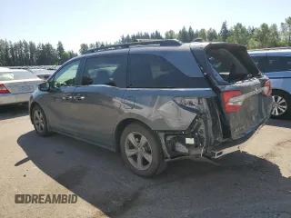 2020 Honda Odyssey EX with VIN 5FNRL6H58LB036140, listed as a Copart auction lot 54787905 with 37,408 mi miles and Salvage Title. Bid and sale history available at DreamBid. Image 2.