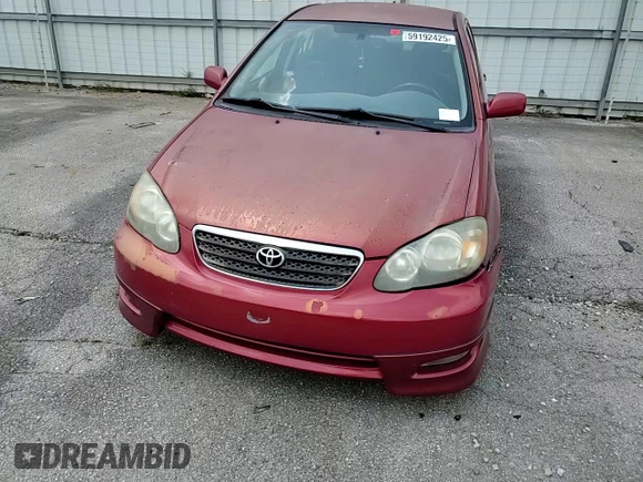 2006 Toyota Corolla CE with VIN 1NXBR32E66Z689368, listed as a Copart auction lot 59192425 with 252,528 mi miles and Salvage title. Bid and sale history available at DreamBid. Image 13.