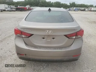 2016 Hyundai Elantra SE with VIN 5NPDH4AE3GH709935, listed as a Copart auction lot 60937225 with 158,158 mi miles and Clean title. Bid and sale history available at DreamBid. Image 6.