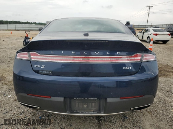 2017 Lincoln MKZ Select with VIN 3LN6L5C91HR641867, listed as a Copart auction lot 59538595 with 55,865 mi miles and Salvage title. Bid and sale history available at DreamBid. Image 6.