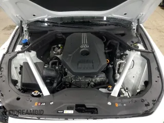 2023 Genesis G70 2.0T with VIN KMTG34TA5PU128224, listed as a Copart auction lot 82026383 with 7,311 mi miles and Salvage Title. Bid and sale history available at DreamBid. Image 11.