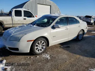 2008 Mercury Milan with VIN 3MEHM07Z58R621143, listed as a Copart auction lot 88275745 with 166,017 mi miles and Salvage Title. Bid and sale history available at carsss.com. Image 1.