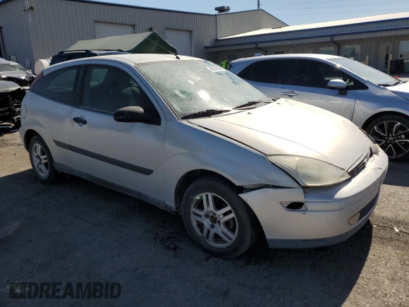 2000 Ford Focus ZX3 with VIN 3FAFP3132YR183435, listed as a Copart auction lot 60214034 with Not provided miles and Salvage title. Bid and sale history available at DreamBid. Image 4.