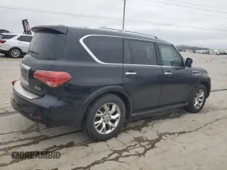 2012 Infiniti QX56 8-passenger z VIN JN8AZ2NC6C9316225, wystawiony jako Copart lot #42955725 z przebiegiem 204 534 mil mil oraz Szkoda całkowita • Salvage title. Historia ofert i sprzedaży dostępna na DreamBid. Obrazek 3.