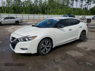 2017 Nissan Maxima Platinum with VIN 1N4AA6AP1HC413559, listed as a Copart auction lot 58808315 with 68,049 mi miles and Salvage title. Bid and sale history available at DreamBid. Image 1.