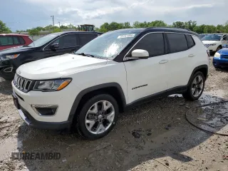 2019 Jeep Compass Limited with VIN 3C4NJCCB4KT725818, listed as a Copart auction lot 55781955 with 108,311 mi miles and Salvage title. Bid and sale history available at DreamBid. Image 1.