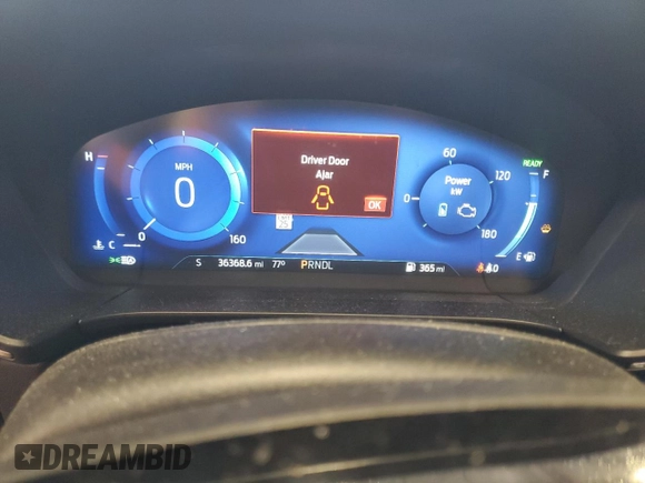 2021 Ford Escape Titanium Hybrid with VIN 1FMCU9DZ0MUB17327, listed as a Copart auction lot 56545325 with 36,368 mi miles and Salvage title. Bid and sale history available at DreamBid. Image 9.