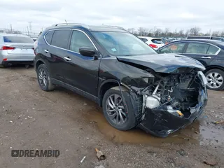 2016 Nissan Rogue SL with VIN 5N1AT2MV3GC751112, listed as a IAAI auction lot 41850843 with 114,420 mi miles and . Bid and sale history available at DreamBid. Image 1.
