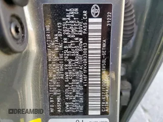2013 Toyota Camry L with VIN 4T4BF1FK4DR330813, listed as a Copart auction lot 51903095 with 72,362 mi miles and Salvage Title. Bid and sale history available at DreamBid. Image 15.