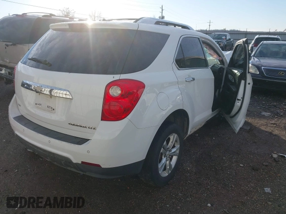 2012 Chevrolet Equinox LTZ with VIN 2GNFLGEK4C6255600, listed as a IAAI auction lot 41364444 with 193,772 mi miles. Bid and sale history available at carsss.com. Image 4.