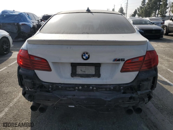 2014 BMW M5 with VIN WBSFV9C56ED097642, listed as a Copart auction lot 87054484 with 77,022 mi miles and Salvage Title. Bid and sale history available at carsss.com. Image 6.