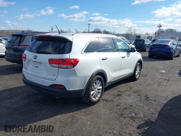 2018 Kia Sorento LX V6 with VIN 5XYPGDA50JG419263, listed as a IAAI auction lot 41592628 with 45,266 mi miles. Bid and sale history available at carsss.com. Image 4.