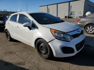 2012 Kia Rio LX with VIN KNADM5A30C6039861, listed as a Copart auction lot 80393173 with 114,773 mi miles and Salvage Title. Bid and sale history available at carsss.com. Image 4.