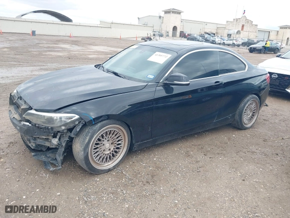 2016 BMW 2 Series 228i with VIN WBA1F9C55GV742032, listed as a IAAI auction lot 41305772 with 107,727 mi miles. Bid and sale history available at carsss.com. Image 18.