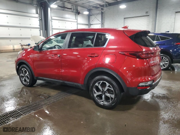 2020 Kia Sportage LX with VIN KNDPMCAC3L7748721, listed as a Copart auction lot 47761215 with 48,657 mi miles and Salvage Title. Bid and sale history available at carsss.com. Image 2.
