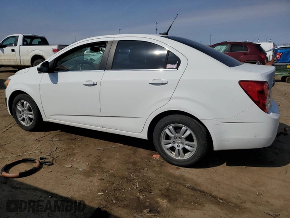 2013 Chevrolet Sonic LT with VIN 1G1JC5SB5D4100903, listed as a Copart auction lot 48154575 with 109,746 mi miles and Salvage Title. Bid and sale history available at DreamBid. Image 2.