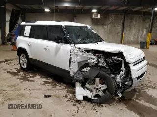 2020 Land Rover Defender SE with VIN SALEP7EU9L2022313, listed as a Copart auction lot 84724134 with 64,136 mi miles and Salvage title. Bid and sale history available at DreamBid. Image 4.