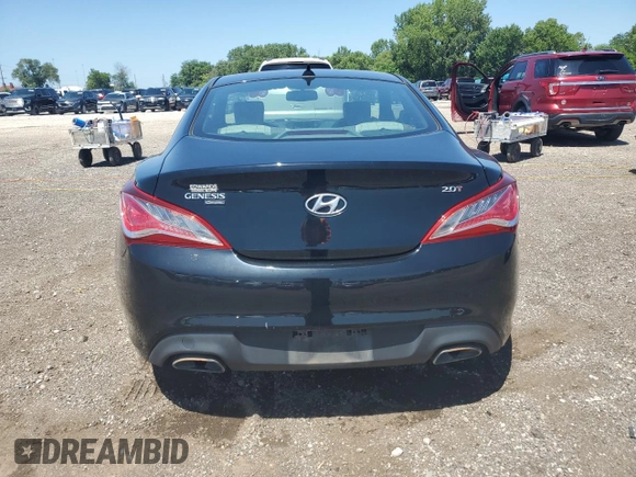 2013 Hyundai Genesis Coupe Premium with VIN KMHHT6KD1DU099628, listed as a Copart auction lot 65856805 with 152,055 mi miles and Clean title. Bid and sale history available at DreamBid. Image 6.