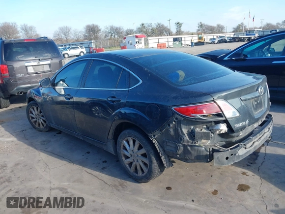 2012 Mazda 6 i Touring Plus with VIN 1YVHZ8EH9C5M01988, listed as a IAAI auction lot 41191970 with 262,486 mi miles and . Bid and sale history available at carsss.com. Image 3.