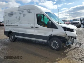 2020 Ford Transit Cargo with VIN 1FTBW1X84LKA64821, listed as a Copart auction lot 43793575 with 54,830 mi miles and Salvage title. Bid and sale history available at DreamBid. Image 4.