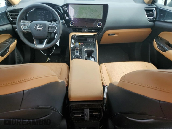 2025 Lexus NX 350 Premium with VIN 2T2GGCEZ7SC070344, listed as a Copart auction lot 52892975 with 7,781 mi miles and Salvage title. Bid and sale history available at DreamBid. Image 8.