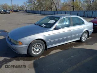 2003 BMW 5 Series 530i with VIN WBADT53483CE94499, listed as a IAAI auction lot 41957118 with 1 mi miles. Bid and sale history available at carsss.com. Image 2.