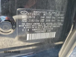 2019 Hyundai Elantra GT with VIN KMHH35LE3KU114158, listed as a Copart auction lot 70061744 with 118,777 mi miles and Non Repairable. Bid and sale history available at carsss.com. Image 12.