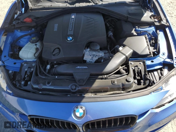 2015 BMW 3 Series 335i xDrive with VIN WBA3B9C53FP705486, listed as a Copart auction lot 57719445 with 76,148 mi miles and Salvage title. Bid and sale history available at DreamBid. Image 11.
