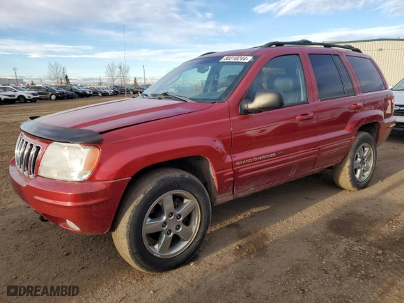 2003 Jeep Grand Cherokee Limited with VIN 1J4GW58N23C616404, listed as a Copart auction lot 80310244 with 277,710 mi miles and Clean Title. Bid and sale history available at carsss.com. Image 1.