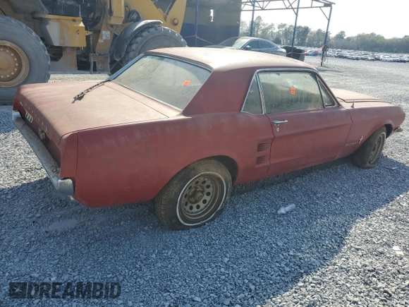 1967 Ford Mustang с VIN 7F01C174398, выставлен на аукционе Copart как лот 47987564 с пробегом 29 910 миль миль и Чистый • Clean title. История ставок и продаж доступна на DreamBid. Изображение 3.