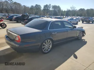 2008 Jaguar XJ Vanden Plas with VIN SAJWA82B08SH20004, listed as a Copart auction lot 87594075 with 130,172 mi miles and Salvage Title. Bid and sale history available at carsss.com. Image 3.