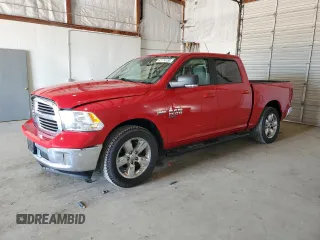 2019 Ram 1500 SLT with VIN 1C6RR7LT5KS689818, listed as a Copart auction lot 52174155 with 110,050 mi miles and Salvage title. Bid and sale history available at DreamBid. Image 1.