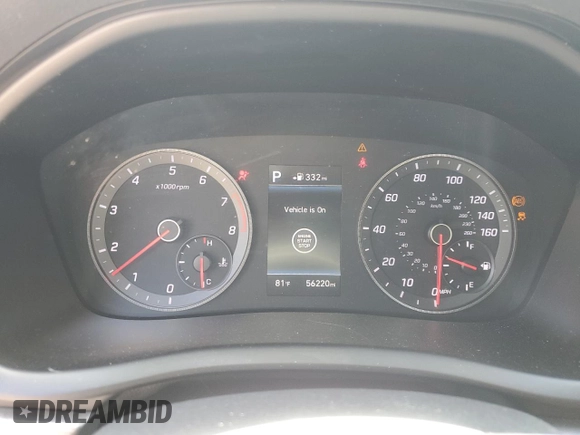 2018 Hyundai Sonata Limited with VIN 5NPE34AFXJH692361, listed as a Copart auction lot 52628605 with 56,220 mi miles and Salvage Title. Bid and sale history available at carsss.com. Image 9.
