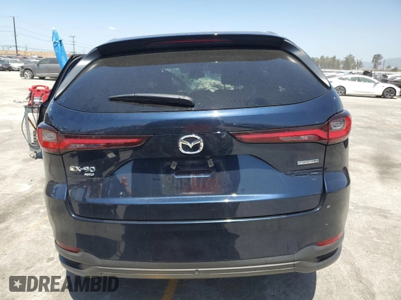 2024 Mazda CX-90 Preferred with VIN JM3KKBHD7R1166388, listed as a Copart auction lot 56783885 with Not provided miles and Non repairable. Bid and sale history available at DreamBid. Image 6.