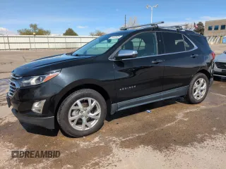 2019 Chevrolet Equinox Premier z VIN 2GNAXXEVXK6298846, wystawiony jako Copart lot #51472675 z przebiegiem 94 774 mil mil oraz Szkoda całkowita • Salvage title. Historia ofert i sprzedaży dostępna na DreamBid. Obrazek 1.