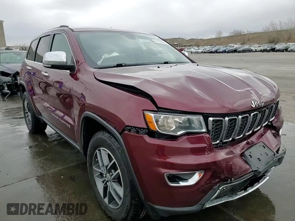 2018 Jeep Grand Cherokee Limited with VIN 1C4RJFBG8JC449444, listed as a Copart auction lot 51706405 with 107,756 mi miles and Salvage Title. Bid and sale history available at DreamBid. Image 14.