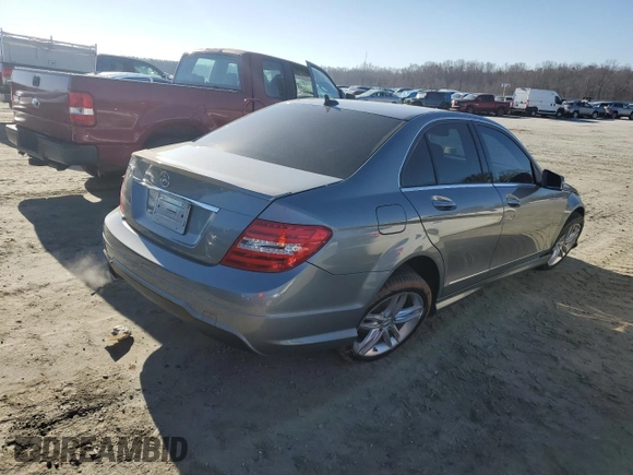 2013 Mercedes-Benz C 250 Sport with VIN WDDGF4HBXDR252243, listed as a Copart auction lot 43902225 with 116,027 mi miles and Salvage Title. Bid and sale history available at DreamBid. Image 3.