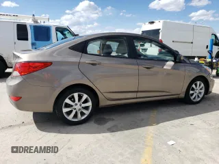 2014 Hyundai Accent GLS with VIN KMHCU4AE0EU676317, listed as a Copart auction lot 53395075 with 79,838 mi miles and Salvage Title. Bid and sale history available at carsss.com. Image 3.