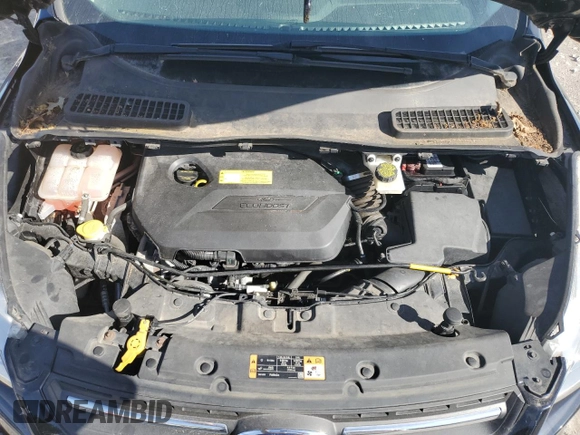 2016 Ford Escape SE with VIN 1FMCU9GX2GUC87008, listed as a Copart auction lot 58035524 with 50,700 mi miles and Salvage Title. Bid and sale history available at carsss.com. Image 12.