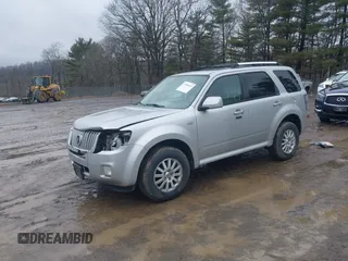 2009 Mercury Mariner Premier with VIN 4M2CU97719KJ15260, listed as a IAAI auction lot 41500367 with 104,063 mi miles. Bid and sale history available at carsss.com. Image 2.
