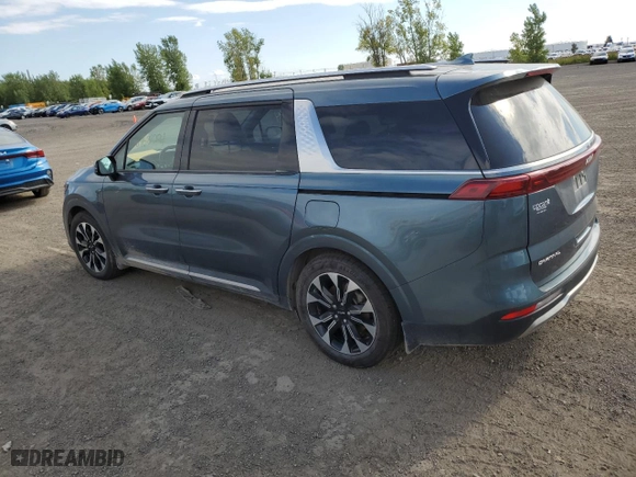 2023 Kia Carnival EX with VIN KNDNC5H31P6243106, listed as a Copart auction lot 70280094 with 14,198 mi miles and Salvage Title. Bid and sale history available at carsss.com. Image 2.