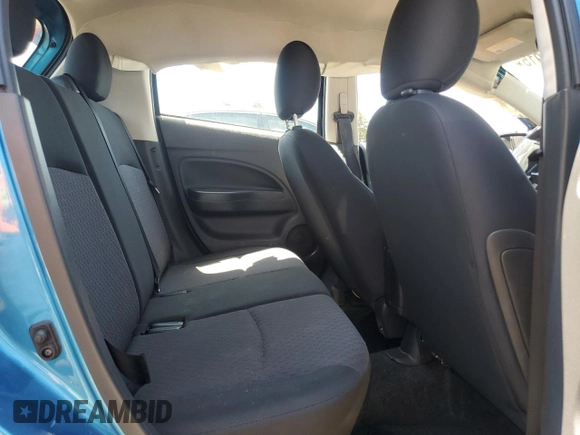 2017 Mitsubishi Mirage ES z VIN ML32A3HJ0HH015456, wystawiony jako Copart lot #54381915 z przebiegiem 51 715 mil mil oraz Szkoda całkowita • Salvage title. Historia ofert i sprzedaży dostępna na DreamBid. Obrazek 10.