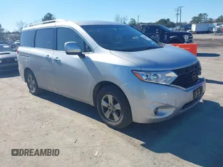 2017 Nissan Quest SV with VIN JN8AE2KP4H9167422, listed as a IAAI auction lot 41493423 with 241,257 mi miles. Bid and sale history available at carsss.com. Image 1.