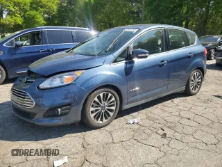 2018 Ford C-Max Titanium z VIN 1FADP5DU6JL105882, wystawiony jako Copart lot #52402735 z przebiegiem Nie podano mil oraz Szkoda całkowita • Salvage title. Historia ofert i sprzedaży dostępna na DreamBid. Obrazek 1.