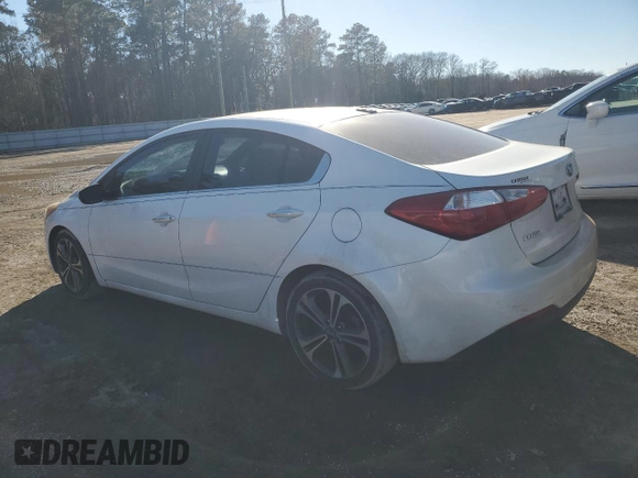 2016 Kia Forte EX with VIN KNAFZ4A82G5552038, listed as a Copart auction lot 46706725 with 103,380 mi miles and Salvage Title. Bid and sale history available at carsss.com. Image 2.