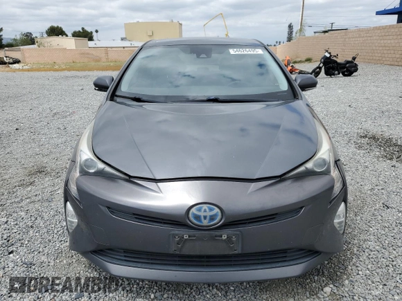2016 Toyota Prius Four with VIN JTDKARFU7G3022980, listed as a Copart auction lot 54626495 with 187,992 mi miles and Salvage Title. Bid and sale history available at carsss.com. Image 5.