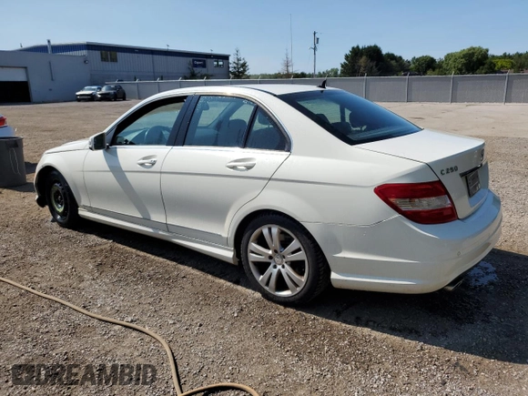 2011 Mercedes-Benz C with VIN WDDGF5CB9BF631438, listed as a Copart auction lot 62860085 with 204,528 mi miles and Salvage title. Bid and sale history available at DreamBid. Image 2.
