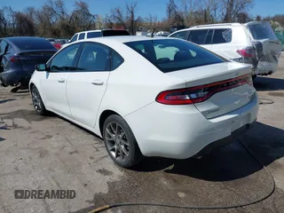 2014 Dodge Dart SXT with VIN 1C3CDFBB1ED926544, listed as a IAAI auction lot 41936321 with 82,897 mi miles. Bid and sale history available at carsss.com. Image 3.