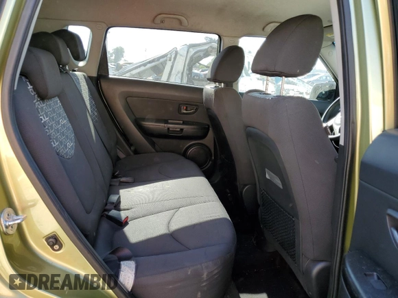 2010 Kia Soul + with VIN KNDJT2A22A7177505, listed as a Copart auction lot 52589345 with 112,466 mi miles and Salvage Title. Bid and sale history available at carsss.com. Image 10.